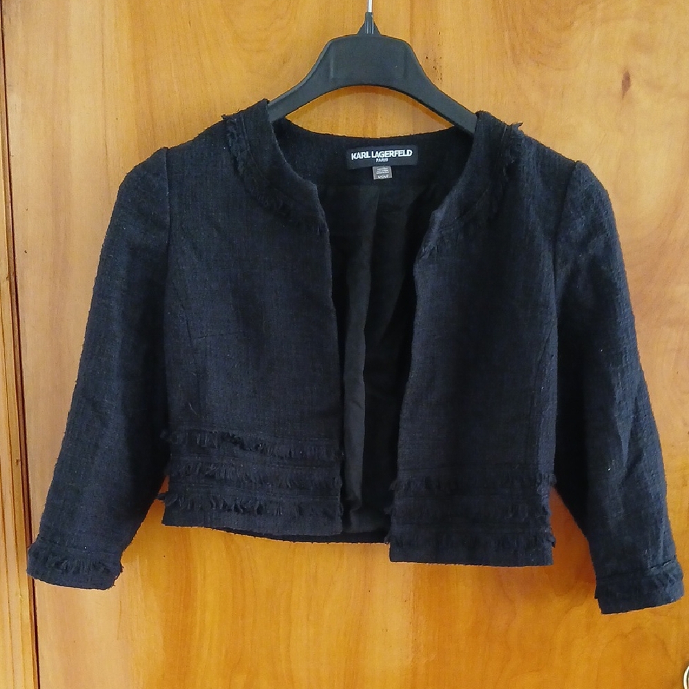 Karl Lagerfeld Black Blazer for Formal Occasions - Picture 1 of 5